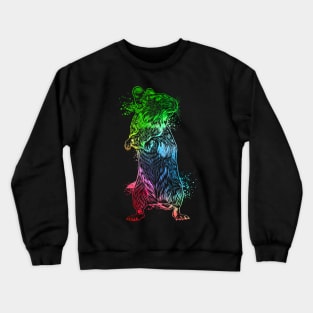 Colorful degu Crewneck Sweatshirt